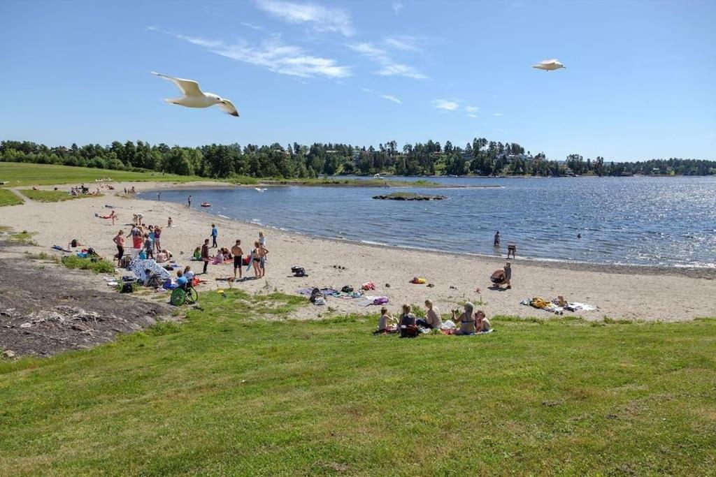 Scandpoint Apartment Fornebu Near Sea Front With Outdoor Walk! Stabekk Kültér fotó